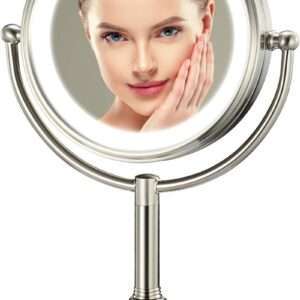 Professional 8.5" Large Lighted Makeup Mirror Updated with 3 Color Lights