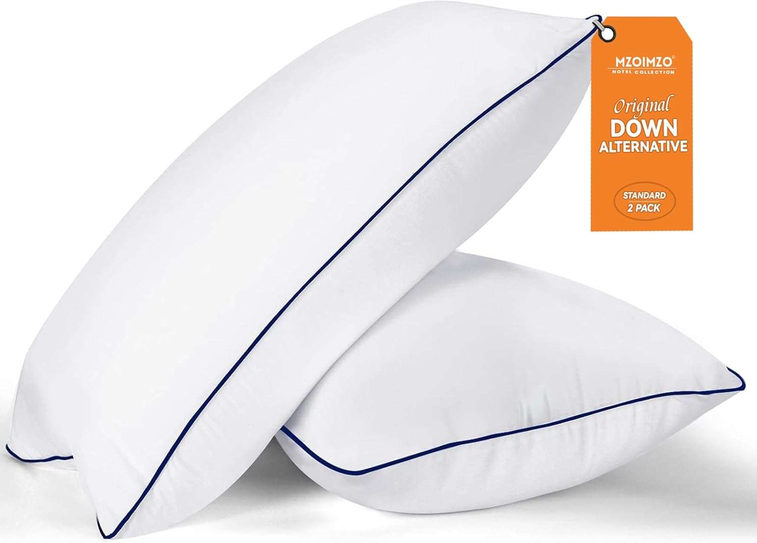 Bed Pillows for Sleeping- Standard Size, Set of 2, Cooling Hotel Quality with Premium Soft