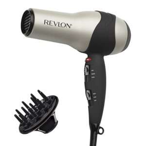 REVLON Turbo Hair Dryer with Advanced Ionic Technology, Ceramic Coating