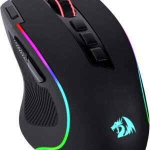 Redragon M612 Predator RGB Gaming Mouse, 8000 DPI Wired Optical Gamer Mouse