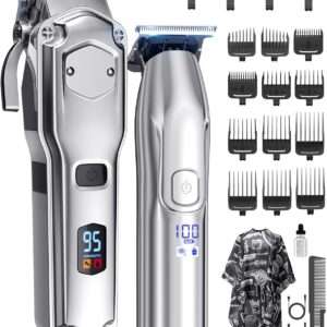 Jack & Rose Clippers and Trimmers Set, Cordless Hair Clippers for Men, Barber Clippers Set