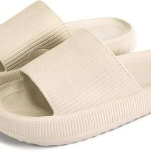 rosyclo Cloud Slippers for Women and Men, Pillow House Slippers Shower Shoes