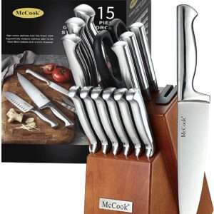 McCook Knife Sets, German Stainless Steel Kitchen Knife