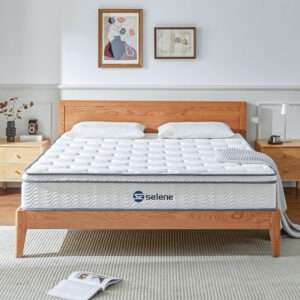 Full Size Mattress, 10 Inch Mattress Full with Pocket Spring and Memory Foam for Pressure Relief