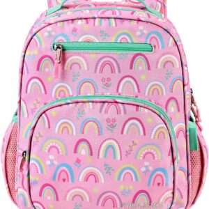 mibasies Girls Backpack for Elementary School, Backpack for Girls 5-8, Lightweight Kids