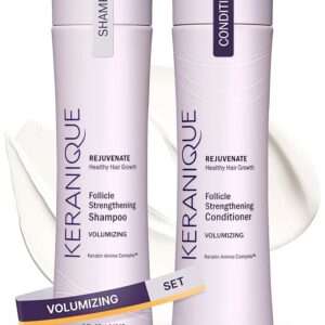 Keranique Volumizing Shampoo and Conditioner Set for Hair Repair