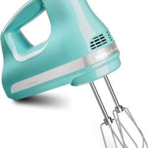 KitchenAid 5 Ultra Power Speed Hand Mixer - KHM512, Aqua Sky