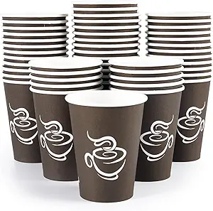 LITOPAK 240 Pack 12 oz Paper Cups, Disposable Coffee Cups, Paper Drinking Cups
