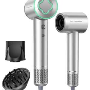 Hair Dryer - 150000 RPM High-Speed Brushless Motor Negative Ionic Blow Dryer for Fast Drying