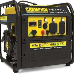 Champion Power Equipment 4250-Watt Dual Fuel RV Ready Portable Open Frame Inverter Generator