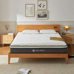 Review Queen Mattress, 12 Inch Queen Size Mattress in a Box,Memory Foam Hybrid Mattress