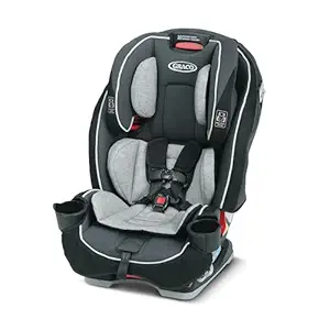 Graco SlimFit 3-in-1 Convertible Car Seat, Ultra-Space-Saving Design, Darcie, Suitable for Rear