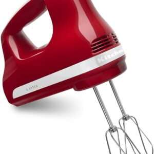 KitchenAid 5 Ultra Power Speed Hand Mixer - KHM512, Empire Red (1 Pack)