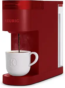 Keurig K-Slim 46 oz Coffee Maker | Scarlet Red | Multistream™ Technology | Single Serve | K-Cup Pod