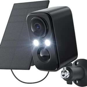 Security Cameras Wireless Outdoor: Cameras for Home Security WiFi Camera with Solar Panel