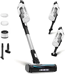 LEVOIT Cordless Vacuum Cleaner, Stick Vac with Tangle-Resistant Design, Up to 50 Minutes, Powerful Suction