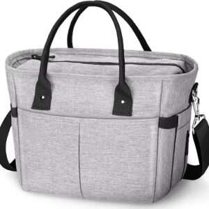 KIPBELIF Cute & Roomy Lunch Box for Women – Adults Large Insulated Lunch Bag with Shoulder Strap