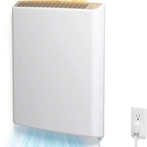 Envi Plug-in Electric Panel Wall Heaters for Indoor Use, Energy Efficient 24/7 Heating w/Safety Sensor Protection