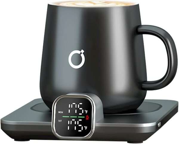 Smart Heated Coffee Mug Warmer & Mug Set - Heated Mug Warmer