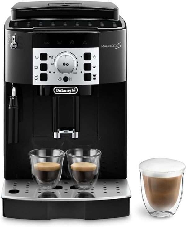 De'Longhi Magnifica S Automatic Espresso Machine with Milk Frother for Hot Coffee Drinks Recipes