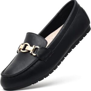 Loafers for Women Business Casual Shoes Comfortable & Lightweight Penny Loafers Slip On Work Flats