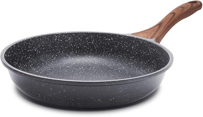 SENSARTE Nonstick Frying Pan Skillet, Swiss Granite Coating Omelette Pan