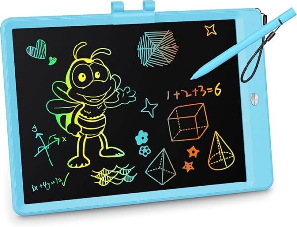 KOKODI LCD Writing Tablet, 10 Inch Colorful Toddler Doodle Board Drawing Tablet