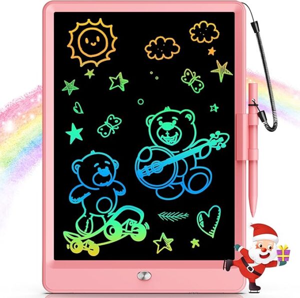 Bravokids 10 Inch LCD Writing Tablet for 3-8 Year Olds - Electronic Drawing Pad and Doodle Board
