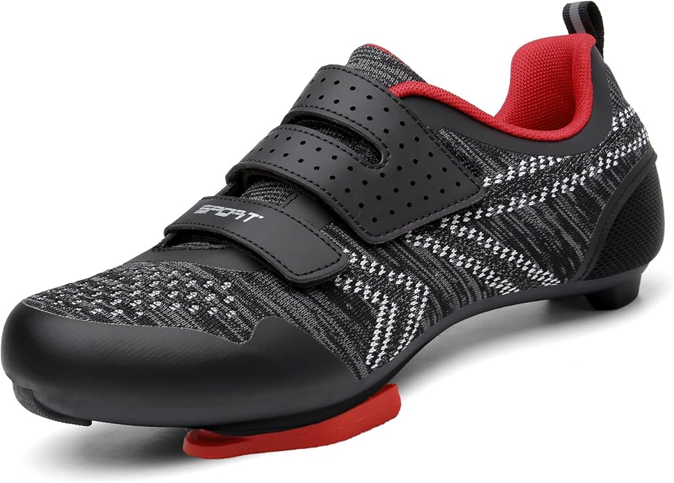 ULTIANT Cycling Shoes Mens Womens Compatible with Peloton Indoor Riding Shoes Road
