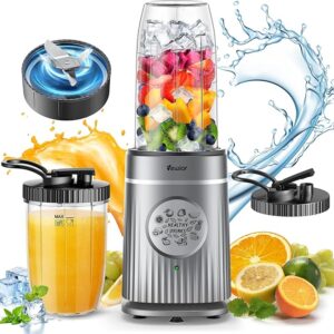 VEWIOR Smoothie Blender, 1500W Personal Blender for Shakes and Smoothies with 32 oz & 24 oz