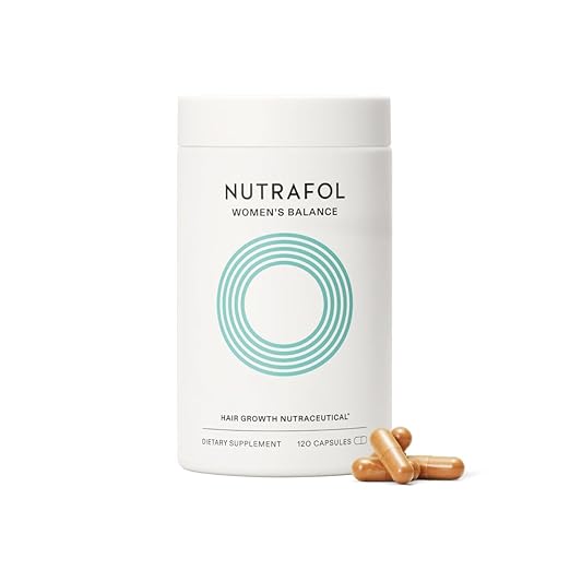 Nutrafol Women's Balance Hair Growth Supplements, Ages 45 and Up, Clinically Proven for Visibly Thicker Hair and Scalp