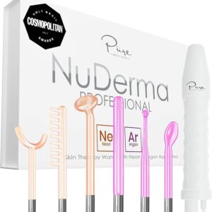 NuDerma Professional Skin Therapy Wand - Portable Skin Therapy Machine