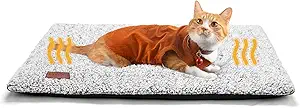 Self Warming Cat Bed Self Heating Cat Dog Mat 29.1 x 18.9 inch Extra Warm Thermal Pet