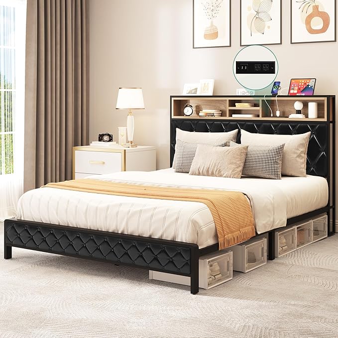 YITAHOME Queen Size Bed Frame