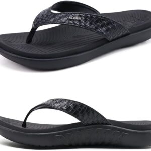 KuaiLu Womens Flip Flops Ladies Yoga Mat Comfortable Walking Thong Sandals