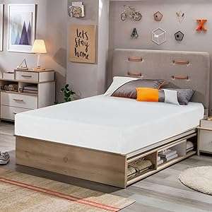 FDW 8 inch Twin Mattress Gel Memory Foam Mattress for Cool Sleep & Pressure Relief