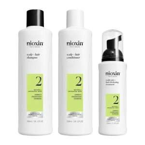 Nioxin Scalp + Hair Thickening System Kits | For Natural, Colored, & Damaged Hair