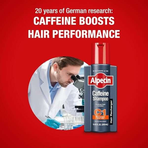 Alpecin C1 Caffeine Shampoo 12.68 fl oz I Hair Performance Enhancer I Promotes Natural Hair Growth and Thickness