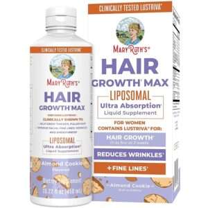 MaryRuth Organics Women's Hair Growth MAX Liposomal | with Lustriva® Biotin 10000mcg