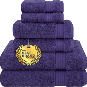 Cotton Paradise 6 Piece Towel Set, 100% Cotton Soft Absorbent Turkish Towels