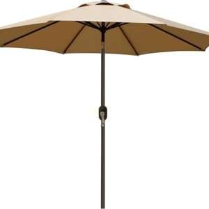 Blissun 9' Outdoor Patio Umbrella, Outdoor Table Umbrella, Yard Umbrella, Market Umbrella with 8 Sturdy Ribs