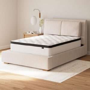 Signature Design by Ashley Queen Size Chime 12 Inch Medium Firm Hybrid Mattress
