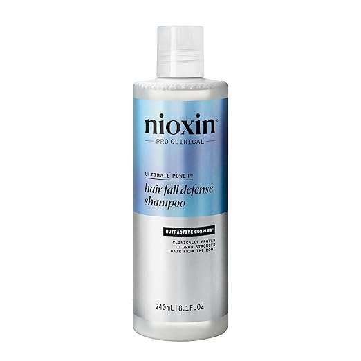 Nioxin Hair Fall Defense Shampoo | Activates Hair Follicles for Visibly Less Hair Loss