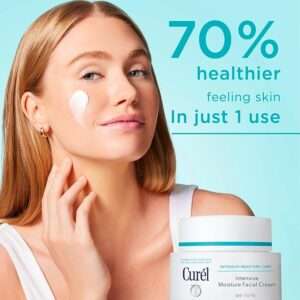 Curel Japanese Skin Care Intensive Face Moisturizer Cream, Hydrating Face Lotion