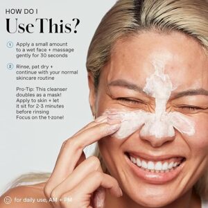 EradiKate 3% Sulfur Daily Foaming Cleanser Acne Treatment – Clinically Formulated